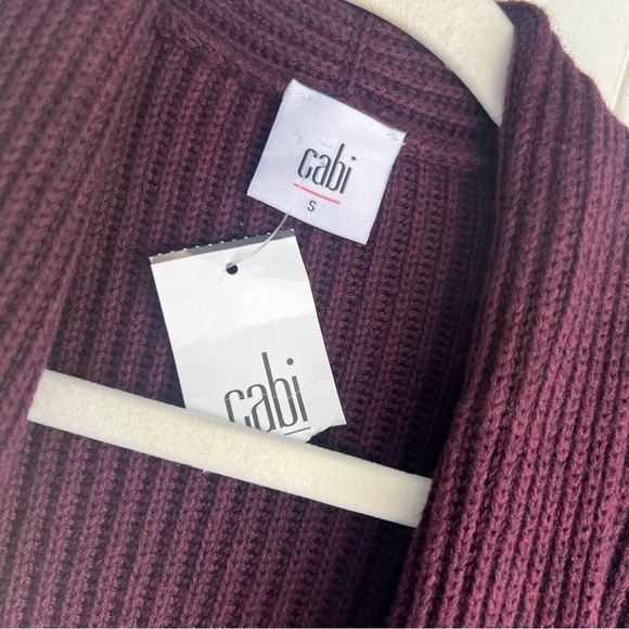 Cabi Size S Long Sleeve Regal Cardigan Style 3350 In Mulberry New! - Picture 5 of 8